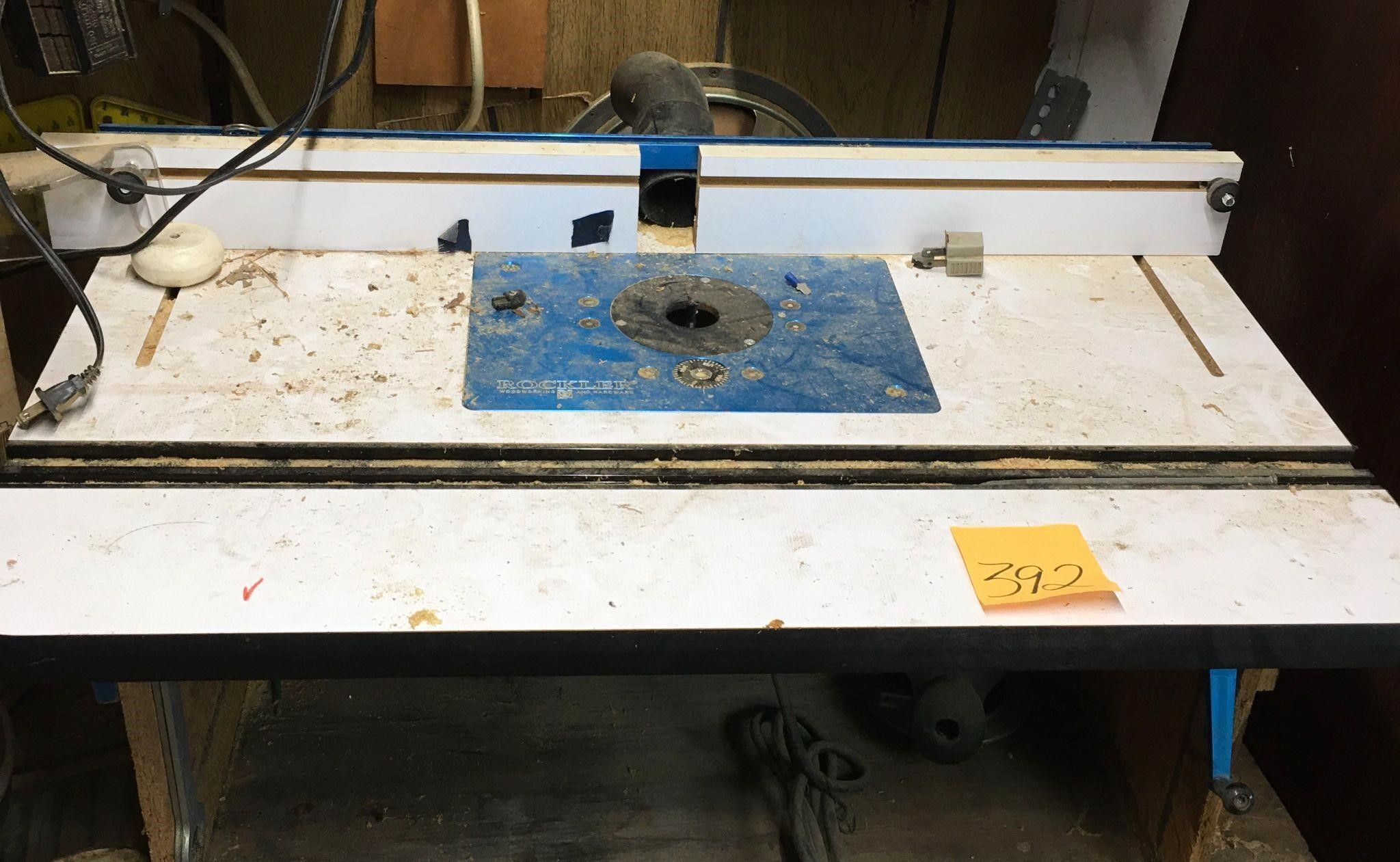 Router Saw Table-Bring Tools to Remove