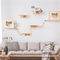 Cat Wall Shelves and Perches Furniture Set 9 PCS
