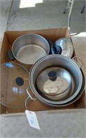STAINLESS STEEL COOKWARE- CONTENTS OF BOX