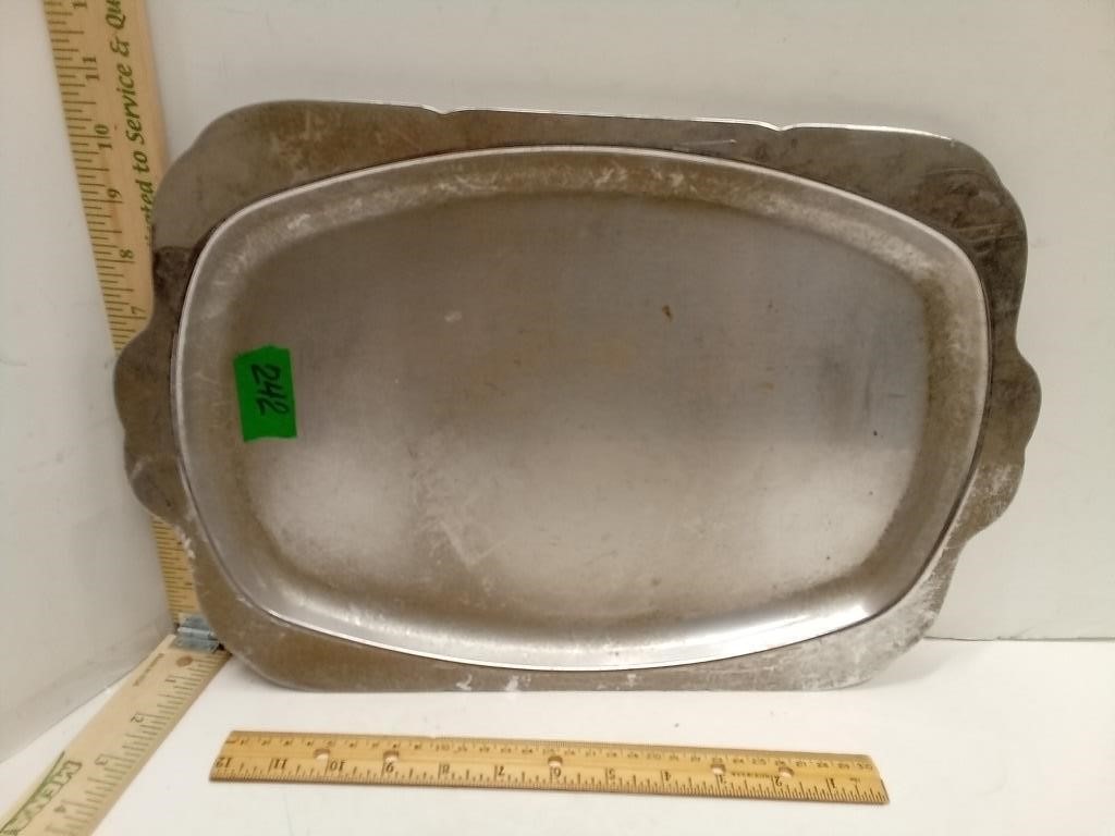 Vintage Metal Serving Tray