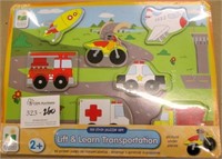 Lift & Learn Transportation Puzzle