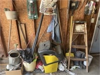 Yard items and Ladder, Step Stool