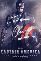 Autograph COA Captain America Photo