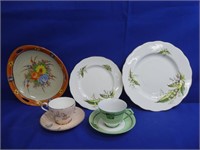 Lot Of China Plates & Tea Cups & Saucers