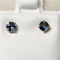 $120 10K Sapphire(0.67ct) Earrings