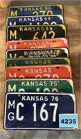State of Kansas License Plates