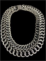Signed DANECRAFT Sterling Silver Necklace
