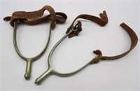Pair of WWI US Calvary Spurs-Marked MSH US