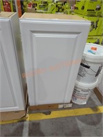 18" x 13" x 35" white wall cabinet