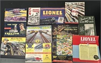 Vintage Toy Train, Erector Set Manuals See Photos