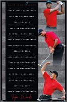 Tiger Woods - Majors Wall Poster
