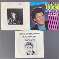 Roger Daltry, Rick Dees, Dennis DeYoung Vinyl 45s