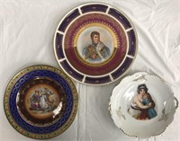 Three European Plates.