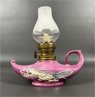 Vintage Luster Genie Oil Lamp