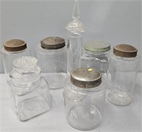 Glass Jars Country Kitchen Lot Collection