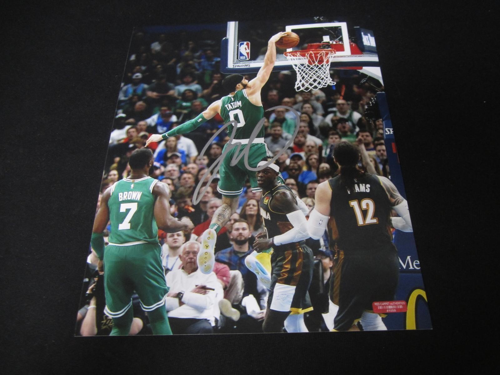 Jayson Tatum Signed 8x10 Photo RCA COA