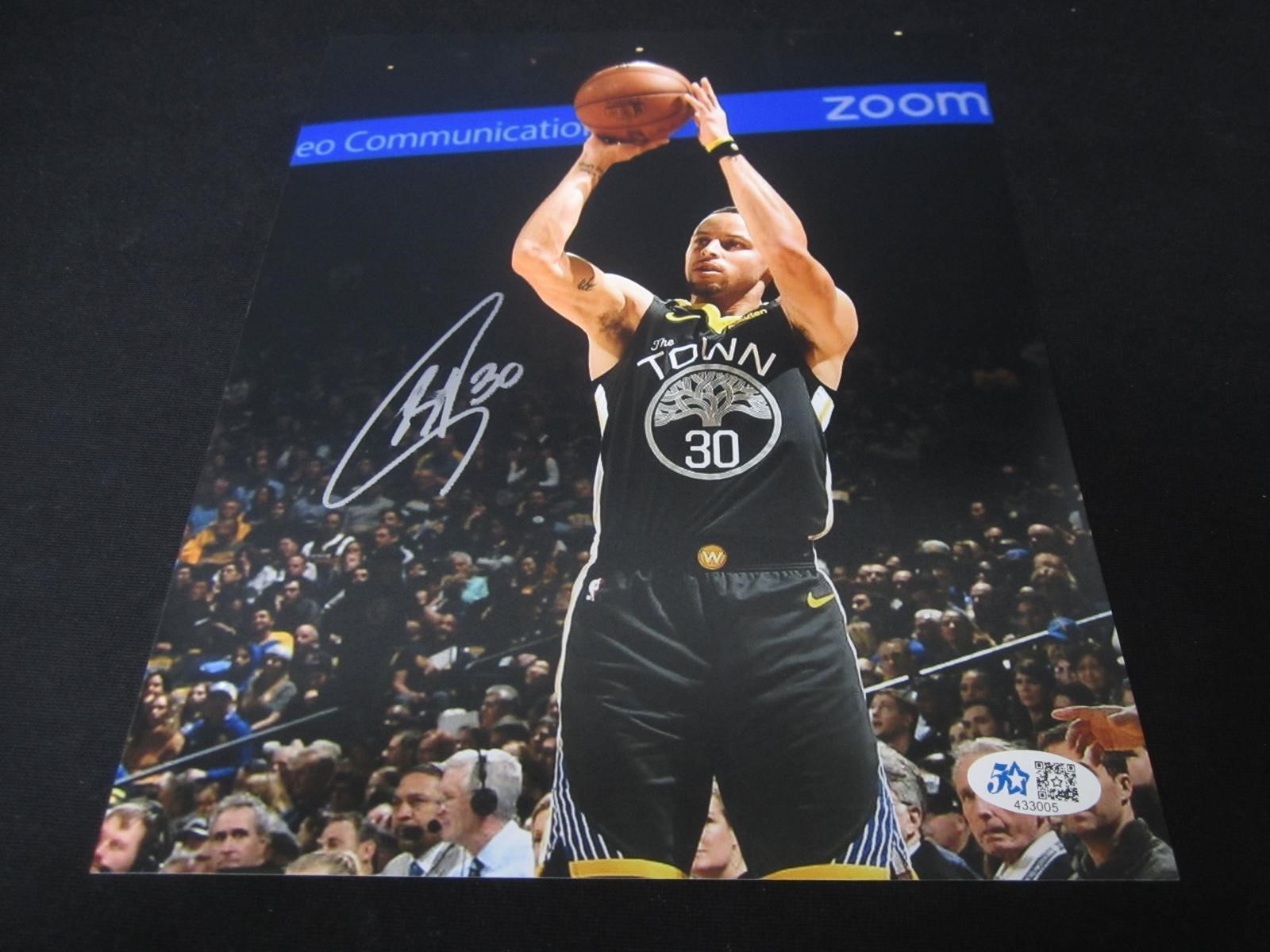 Stephen Curry Signed 8x10 Photo FSG COA