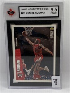 1996-1997 COLLECTORS CHOICE COLLECTOR CARD GRADED