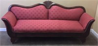 VICTORIAN MOHAGANY SOFA