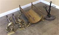 ANTIQUE FIREPLACE TOOLS