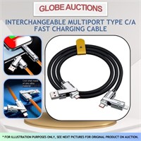 INTERCHANGEABLE TYPE C/A CHARGING CABLE(MULTIPORT)