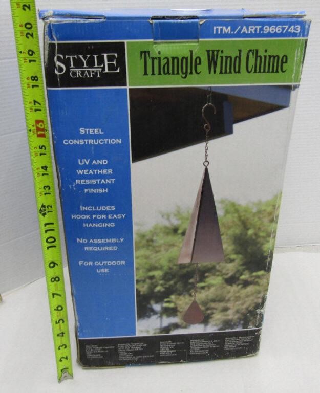 NIB Triangle Wind Chime