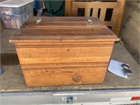 Wood Chest Box with Lid