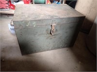 Steel Military Box w/ Handles & Hardware -