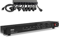 Pyle 19 Outlet 1U 19" Rackmount