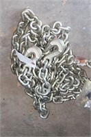 19 FOOT TOW CHAIN WITH HOOKS