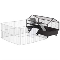 $211  PawHut Small Animal Cage Bunny Playpen with