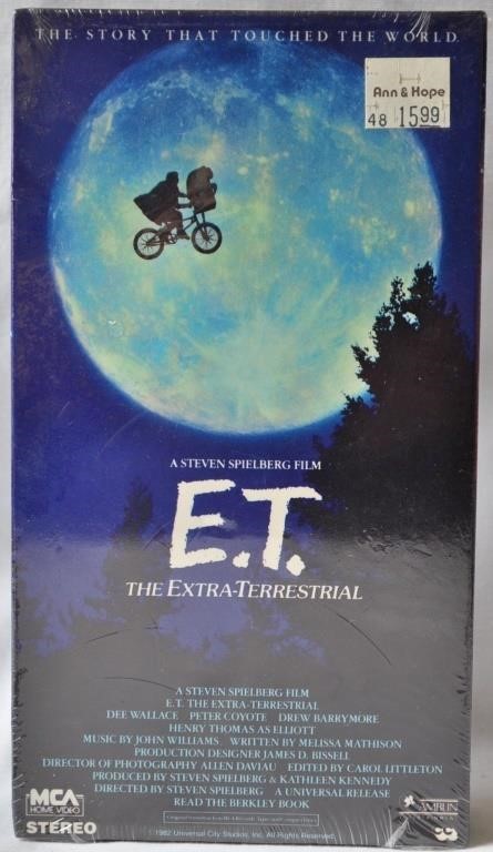 ET The Extra Terrestrial 1995 VHS Factory sealed