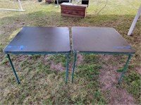 (2) Card Tables