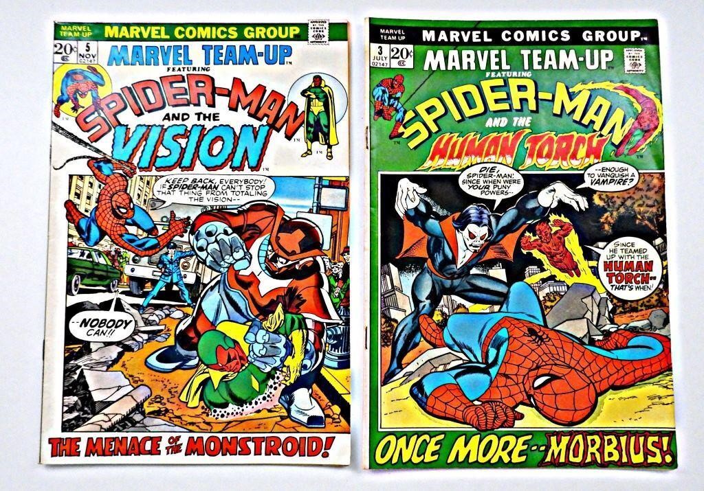 (2) 1972 MARVEL TEAM-UP #3 & #5