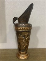 Tall Brass Ewer Depicts Tam O’Shanter Poem