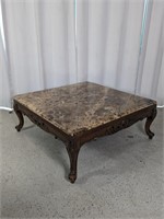 Granite Top & Wooden Coffee Table