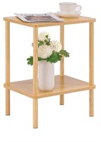 1  2 wooden Tier end table