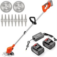 Trimmer/Edger Battery Powered,21VCordless Electric