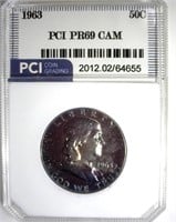 1963 Franklin PR69 CAM Lists $850 Purple Blue