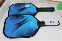 2- pickle ball rackets