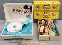Mickey Mouse Record Player & Pelham Puppets