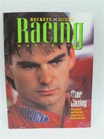 BECKETT RACING FEBRUARY 1995 SIGNED BY JEFF GORDON