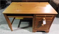 Contemporary Pine two drawer desk