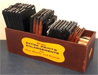 Kodak Dovetail Box w/ Antique Camera Items