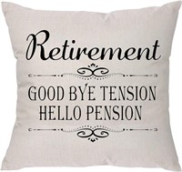 Retirement Pillow Cover