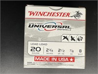 WINCHESTER LEAD LOAD 20 GAUGE 25 ROUNDS