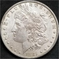 1881-P US Morgan Silver Dollar Gem BU