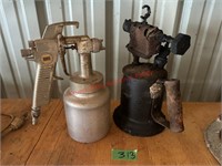 Antique Torch & Napa Paint Sprayer