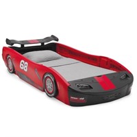 W5369  Delta Children Turbo Race Car Twin Bed Red