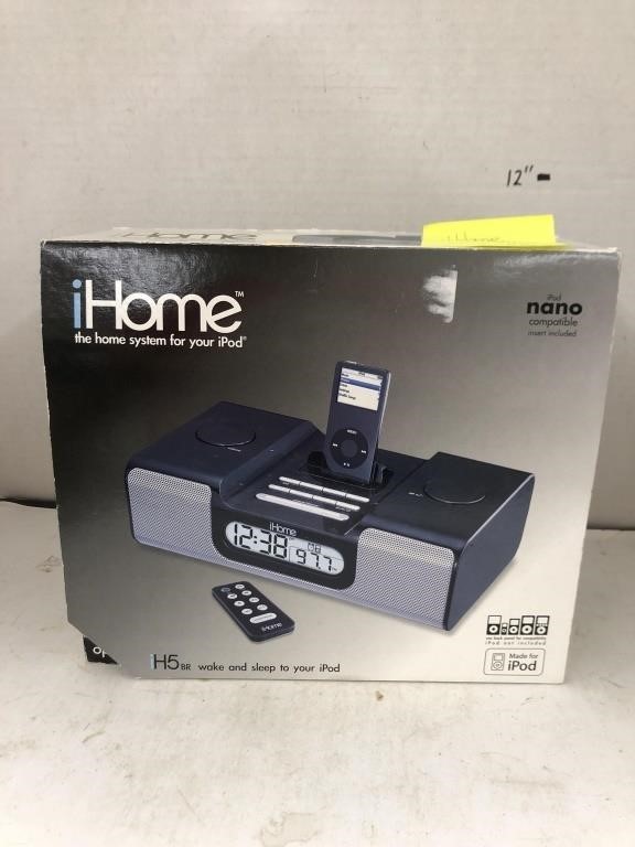 iHome IH5Br iPod Alarm Clock New